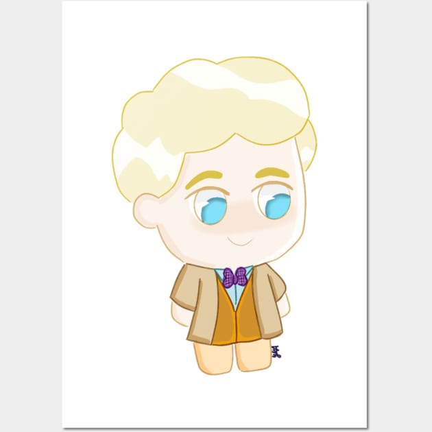 Chibi Aziraphale Wall Art by Yamikakyuu 